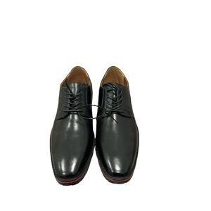 Nine West Men’s Black Leather Dress Shoes Size 10 New